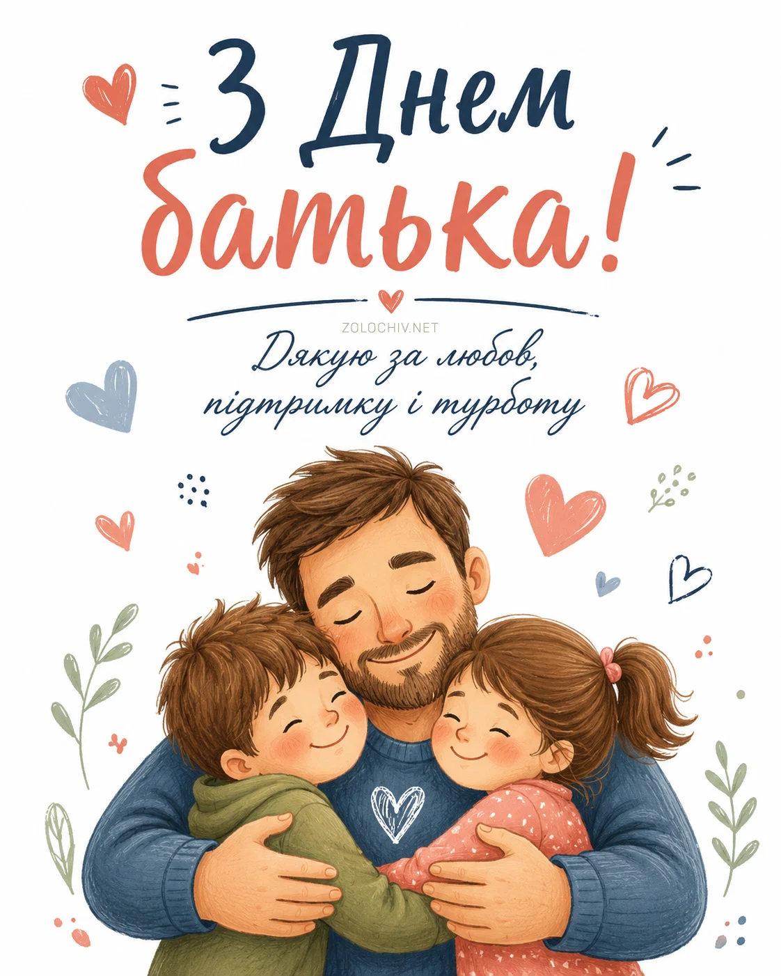 День батька: привітання, листівки та картинки для щирих побажань 8 День батька: привітання, листівки та картинки для щирих побажань 7