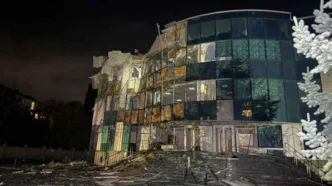Дроновий удар по телерадіокомпанії «Візит» у Кременчуці: пожежа, обмеження руху та перебої в обслуговуванні 365