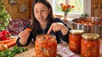 Консервування салаки в томатному соусі з овочами: рецепт та поради на зиму 549