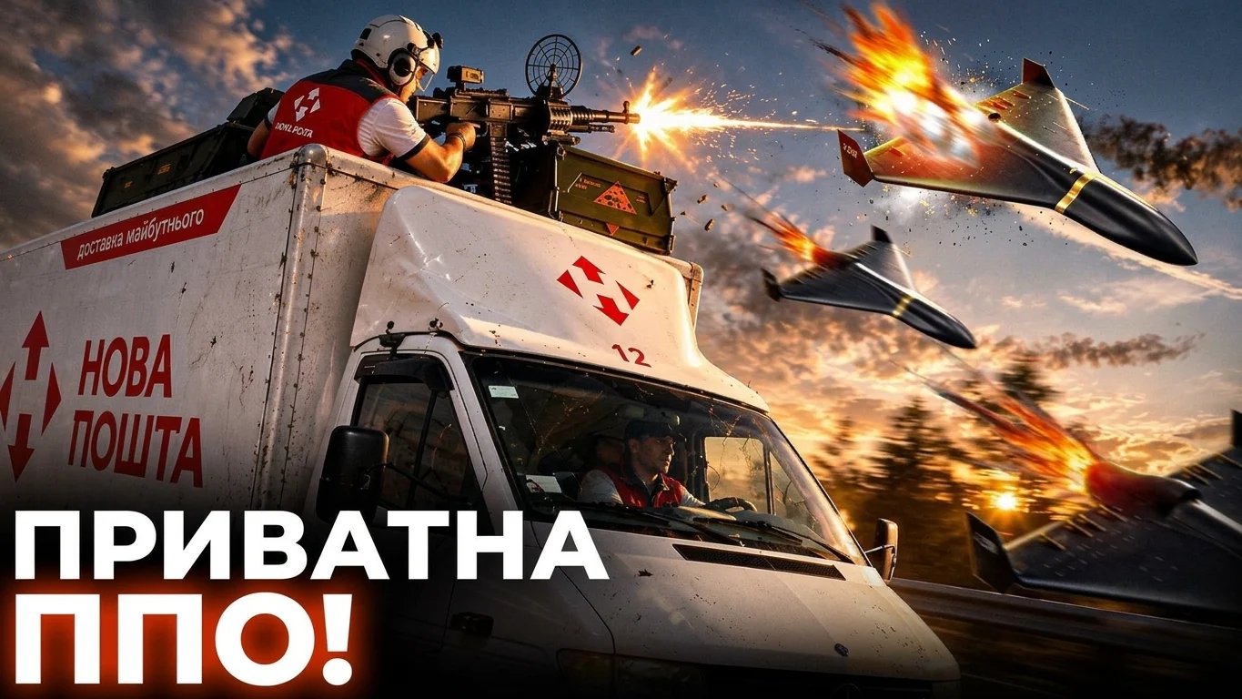 Приватна ППО Нової пошти вже збиває «Шахеди», а пожежі гасять приватне ДСНС 29