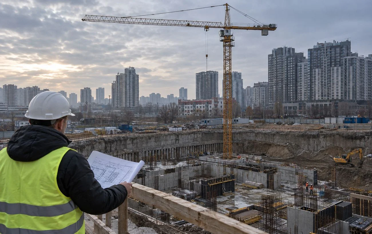 Будівництво нових квартир у Києві впало на 65 % у 2026 р.: аналіз ринку новобудов 5