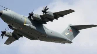 Турецький військовий Airbus A400M пройшов над Польщею до естонської авіабази 499
