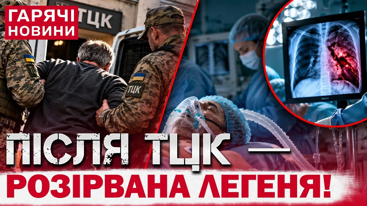 54-річного чоловіка після Звенигородського ТЦК госпіталізували з розірваною легенею: керівника центру звільнили 35